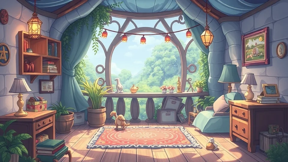 かわいいファンタジーの部屋