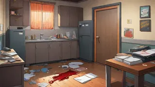 血まみれの部屋