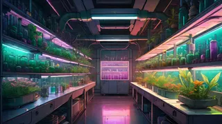 神秘的な研究室