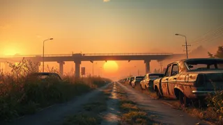 ポストアポカリプスのハイウェイ