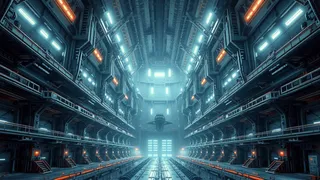 宇宙船の格納庫